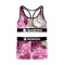 Women's Sports Bra and Boxer Briefs Underwear Set | Racerback silhouette workout bra | Comfortable underwear set for women