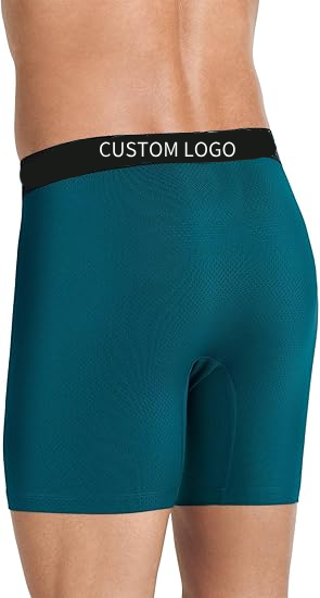 Herrenunterwäsche, Sport-Stabilitätsbeutel, Mikrofaser, 15 cm, Boxershorts | Verhindert Wundscheuern | Ultra-bequeme Herrenunterwäsche