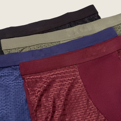 Custom Bamboo Boxers 5-Pack Multicolor | Ultimate Comfort | Mesh Cool Soft Men's Boxer Briefs