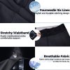 Boys Compression Shorts W/Cup Protector Athletic Sliding Underwear | Built-In Cup Pocket | Sports Workout Men's Boxer Shorts