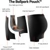 Men Boxer Briefs With Built-In Pocket Support | Ballpark Pouch | Cooling Cotton Men Underwear