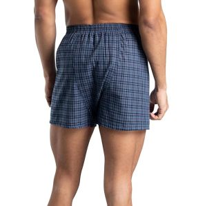 Men's Tag Free Woven Boxer Shorts | Relaxed Fit Moisture Wicking | Assorted Color Multipacks Men's Underwear