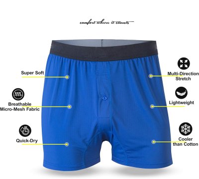 Custom Cool Breathable Men's Performance Boxer | Comfortable Men's Boxer Shorts | Quick-Dry Underwear For Men