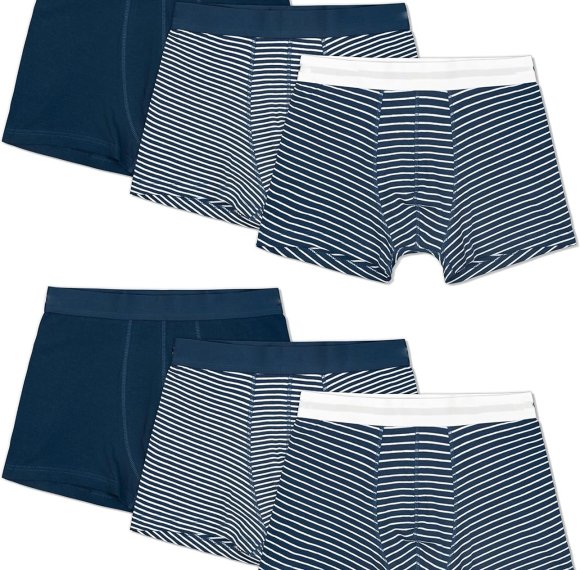 Organic Cotton Men's Boxers with Logo | NO Annoying Label | Comfortable Elastic Waistband Men's Underwear