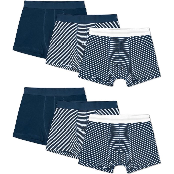 Organic Cotton Men's Boxers with Logo | NO Annoying Label | Comfortable Elastic Waistband Men's Underwear