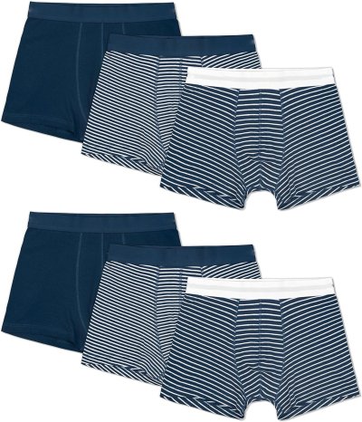 Organic Cotton Men's Boxers with Logo | NO Annoying Label | Comfortable Elastic Waistband Men's Underwear