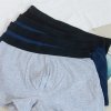Men's Cotton Tight-Fitting Boxers Flat Print | Soft Stretchy Fabric | Cotton Men Underwear For Comfort