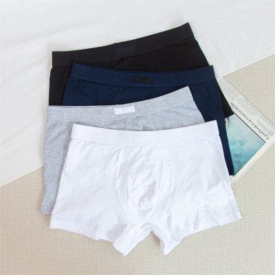 Men's Cotton Tight-Fitting Boxers Flat Print | Soft Stretchy Fabric | Cotton Men Underwear For Comfort