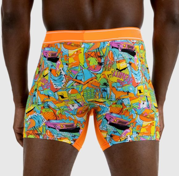Bamboo No Chafe Men's Trunk | Mid Length | Ultra-Soft Men's Boxer Briefs