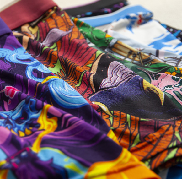 Men's Professional Sports Boxers Printed | Mens Boxer Briefs Underwear | Breathable Moisture Wicking Fabric
