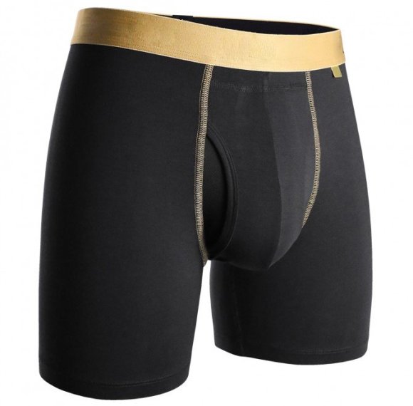 Men's Modal Soft Close-Fitting Elastic Pouch Boxers | 6" Boxer Brief | Tagless Mid-Rise Regular Boxer Brief Underwear
