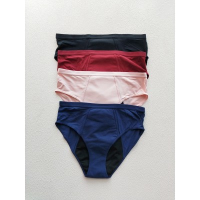 Physiological Safety High Absorbent Women's Period Underwear | High Waisted Seamless Full Coverage | Period Briefs With Leak-Proof Tampons