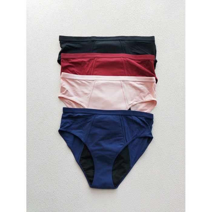 Physiological Safety High Absorbent Period Underwear | High Waisted Seamless Full Coverage | Period Briefs With Leak-Proof Tampons