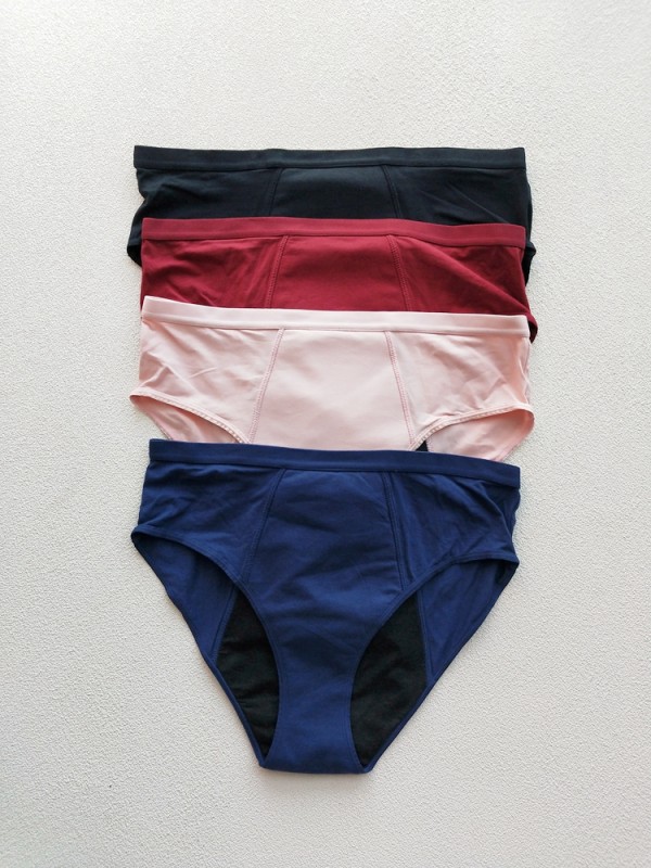Physiologische Sicherheit – Hochsaugfähige Periodenunterwäsche für Damen | Nahtlos mit hoher Taille und vollständiger Abdeckung | Periodenslips mit auslaufsicheren Tampons
