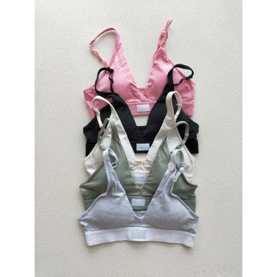 Sports Comfortable No-Wire Bra For Women | V Neck Padded Bralette | Sports Bra With Adjustable Straps