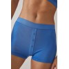 Eco-Friendly Modal Cotton Classic Women's Boxers | Block Button Front Elastic Waisted | High Waist Hip Wrap Women Underwear