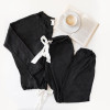 Eco-Friendly Women's Sleepwear Loungewear | Block Button Front Elastic Waisted | High Waist Hip Wrap Women Underwear