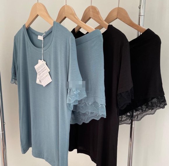 Summer Lace Modal Sleepwear | Short Sleeve Comfortable Ice Silk Casual Home Wear | Lace Trim Pajama Short Set