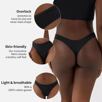 Women's Skin-Friendly Underwear Bikini Panties | Low Rise Cheeky Underwear | Stretch Hipster Brief For Ladies