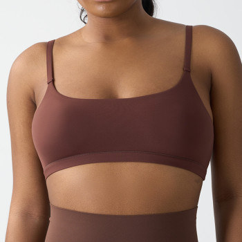 Sports Comfortable No-Wire Bra For Women | V Neck Padded Bralette | Sports Bra With Adjustable Straps