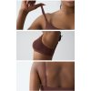 Sports Comfortable No-Wire Bra For Women | V Neck Padded Bralette | Sports Bra With Adjustable Straps