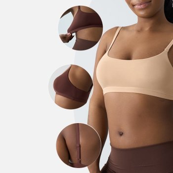 Sports Comfortable No-Wire Bra For Women | V Neck Padded Bralette | Sports Bra With Adjustable Straps