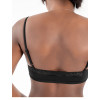 Women's Sexy Lace Bralette with Adjustable Buckle | V-Neck Casual Wear Bra | Daily Solid Color Lace Patchwork Bustiers