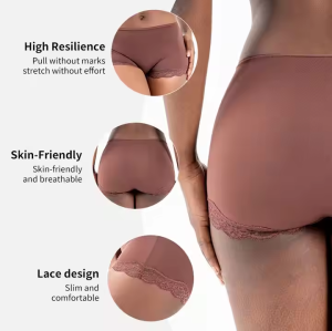 Women's Boyshorts Lace Soft | Mid-Waist Sexy High Elastic Women's Underwear | Breathable Soft And Cozy For Everyday Wear