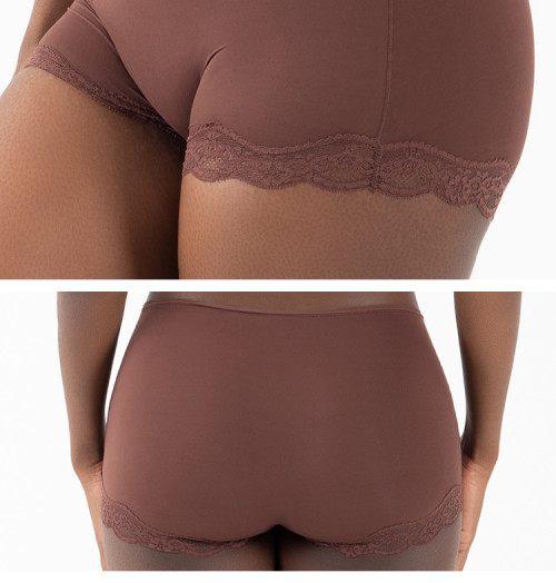 Women's Lace Soft Boyshorts | Mid-Waist Sexy High Elastic Women's Underwear | Breathable Soft And Cozy For Everyday Wear