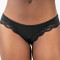 Mid-Rise Tanga Cheeky Briefs Thong Back Coverage | Super Soft Ladies Panties | Lace Trimmed Women's Briefs