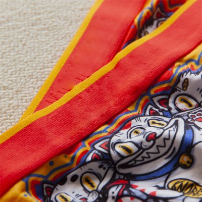 Low Waist Women Underwear With Lucky Neko Cat | No Show Invisible Briefs | Animal Print Elastic Bikini Hipster Panties