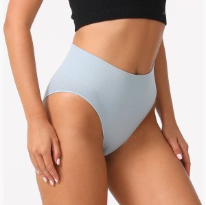 Women's Underwear High Waisted Briefs | Stretch Full Coverage Panties | Tummy Control Seamless