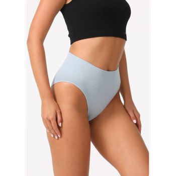 Women's Underwear High Waisted Briefs | Stretch Full Coverage Panties | Tummy Control Seamless