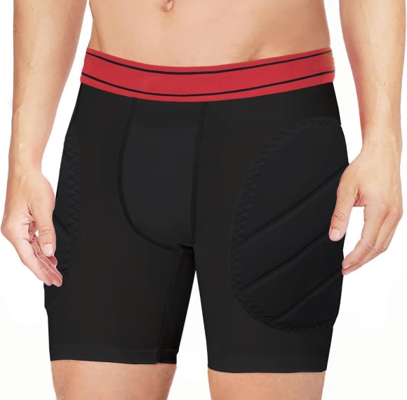 Men's Youth Boys Padded Sliding Shorts | Soft Protective Cup | Stronger Protection