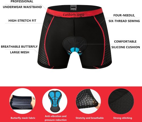 3D Padded Bike Men's Cycling Underwear Shorts | Breathable Lightweight | Men And Women
