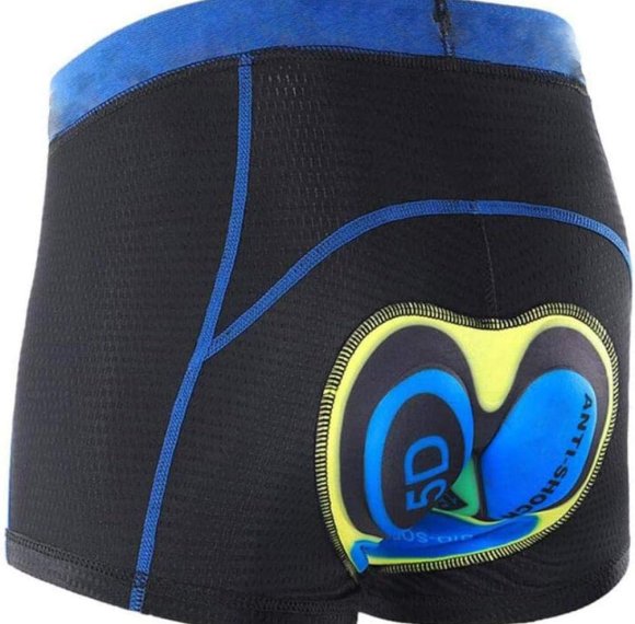 5D Motorcycle Underwear with Gel Cushion | Cycling Pants Underwear | Mountain Bike Trail Riding Breathable