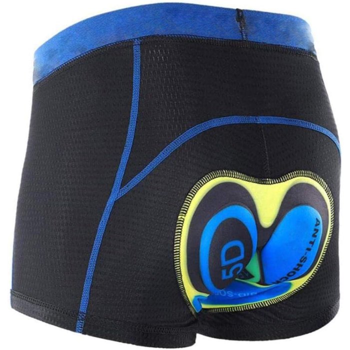 5D Motorcycle Underwear with Gel Cushion | Men's  Cycling Pants Underwear | Mountain Bike Trail Riding Breathable