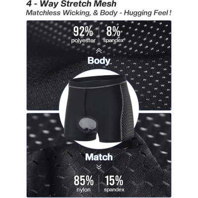 Men's Cycling Underwear Boxer 4D Padded | Bike Shorts Bicycle | Mountain Bike Liner