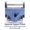 Slip confortable à grande poche pour homme | Slip confortable taille mi-haute | Sous-vêtement à poche pour homme