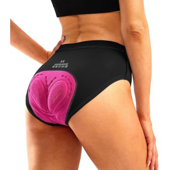 Women's 4d Padded Bike Underwear | Cycling Bicycle Shorts | Riding Briefs Biker Cycle Undershorts