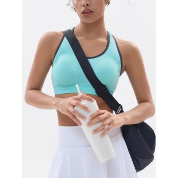 Sports Soft touch Women's Racerback Bras  | Padded Seamless Support | Yoga Gym Workout Fitness