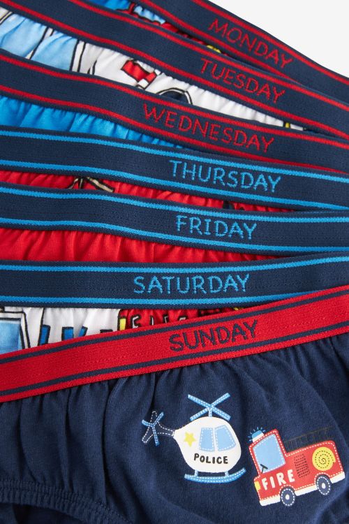 Wholesale 100% Cotton Briefs | Emergency Vehicle Print | Soft Toddler Underwear