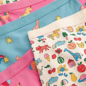 Girls Underwear Baby Toddler Panties | Stampy Long Leg Short Underwear | Soft Cotton Girls Boyshort Panties