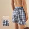 Classic 100% Cotton Men's Boxer Shorts | Woven Mens Underwear | Comfortable Button-Fly Closure
