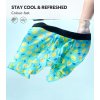 Men's Boxer Briefs Trunk Underwear With Pouch | Moisture Wicking Dual Pouch | Breathable Cool Rayon From Bamboo