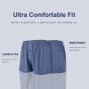 Men's Boxers Briefs Short | Soft Comfortable Casual Breathable Underwear | Button Open Fly