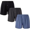 Men's Boxers Briefs Short | Soft Comfortable Casual Breathable Underwear | Button Open Fly