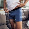 Men's Underwear Cotton Stretch | Men Boxer Briefs Trunk | Contoured Pouch Open Fly