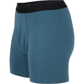 Men's Underwear Cotton Stretch | Men's Boxer Briefs Trunk | Contoured Pouch Open Fly