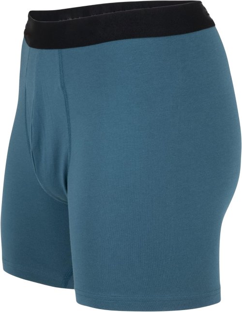 Men's Underwear Cotton Stretch | Men's Boxer Briefs Trunk | Contoured Pouch Open Fly